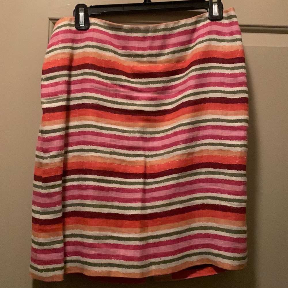 MulitColor Striped Talbots Skirt